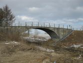 Jernbanebroen ved Lunderød (nedrevet).